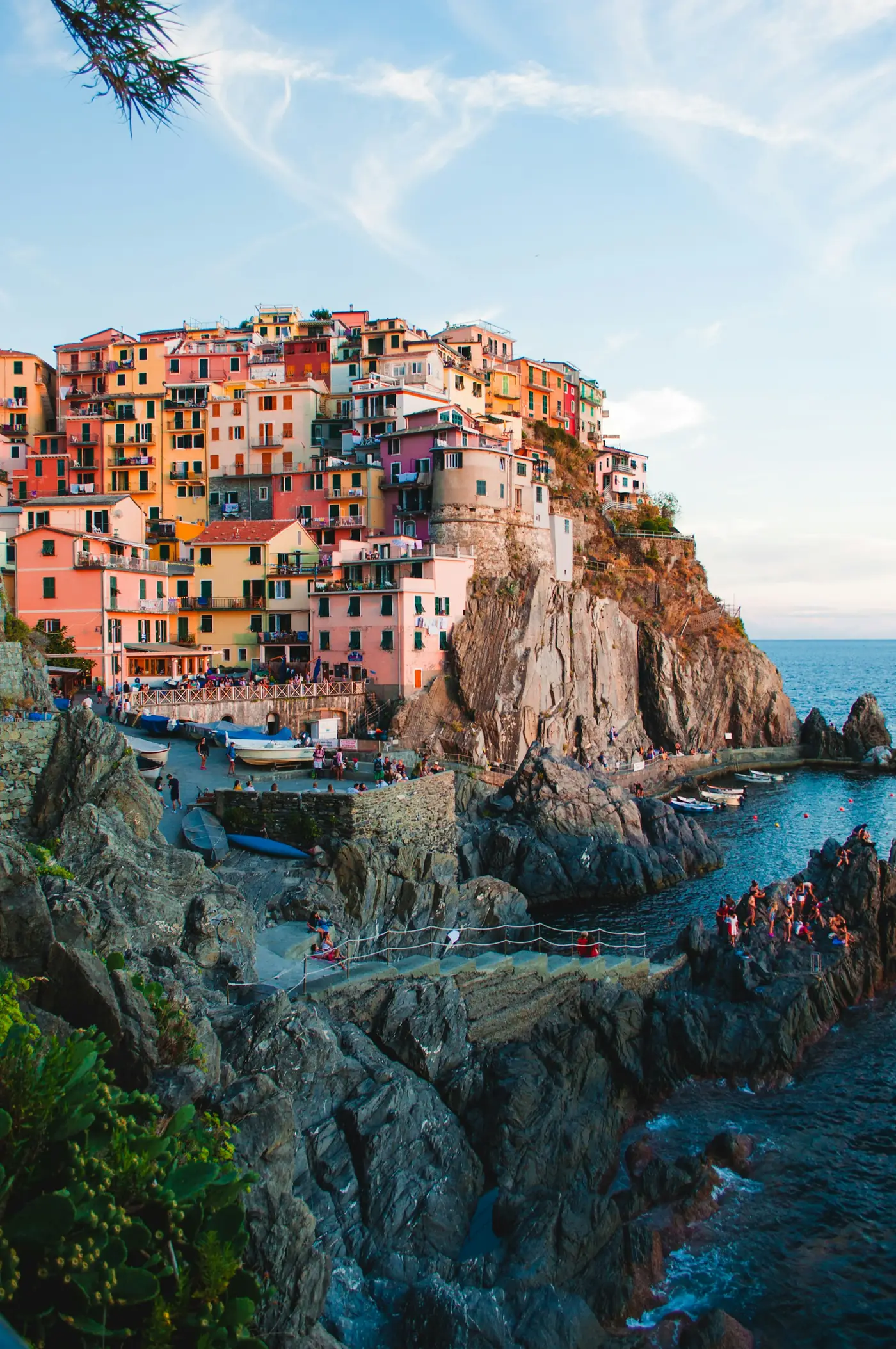 Kleurrijke dorpen aan de Amalfikust in Italië